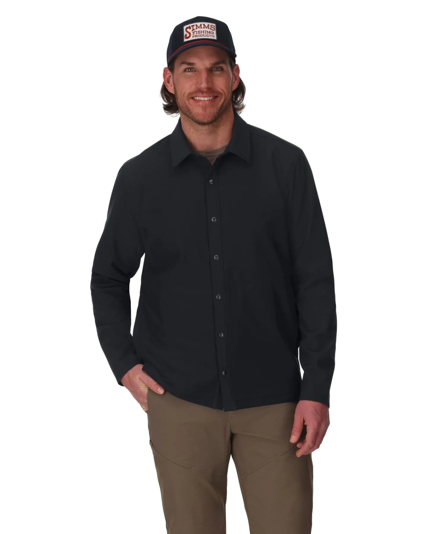 Clearance Simms Fishing Men's Harbor Shacket
