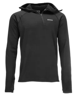 Clearance Simms Fishing Men's Heavyweight Baselayer Hoody Black
