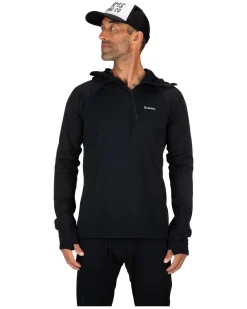 Clearance Simms Fishing Men's Heavyweight Baselayer Hoody Black