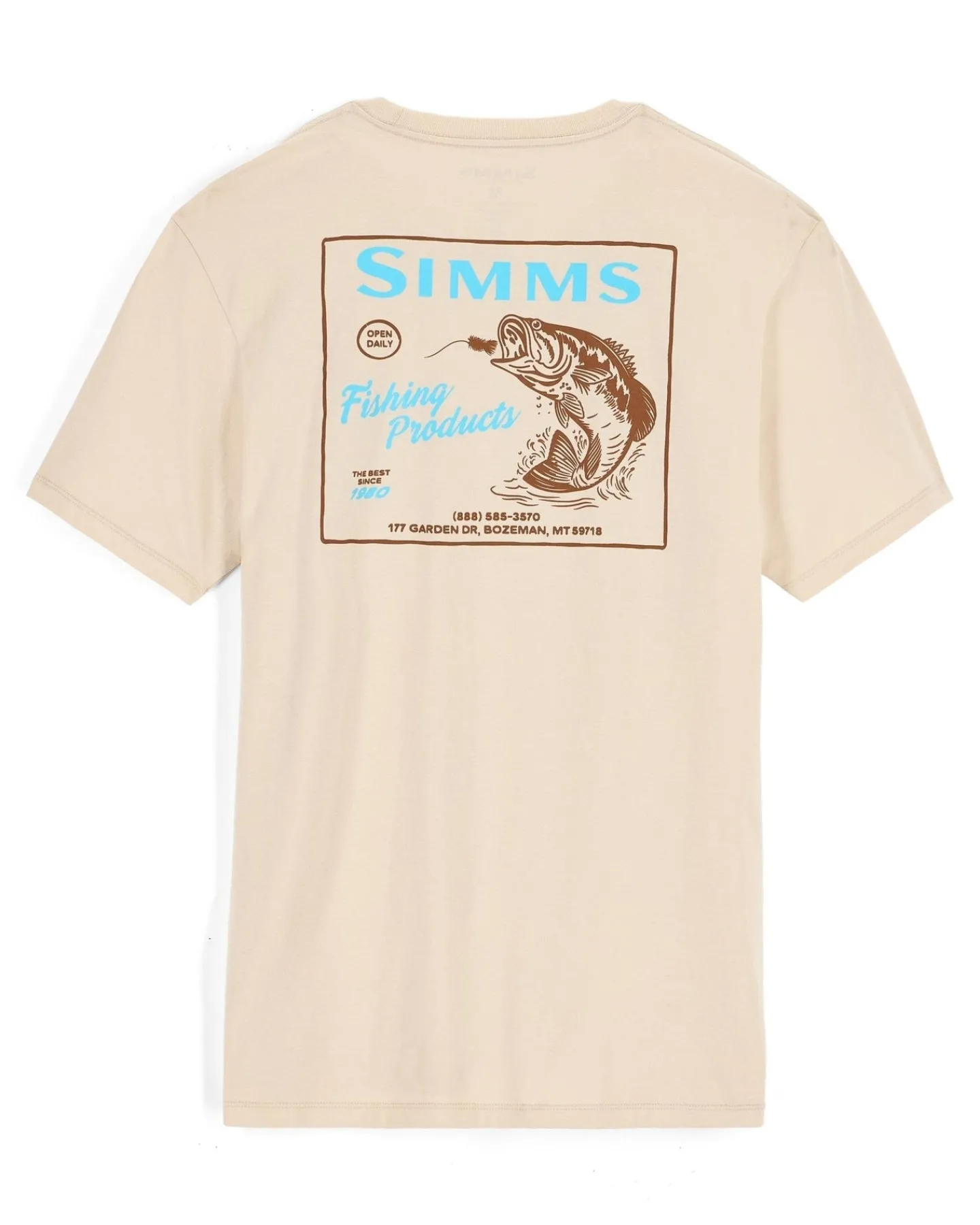 Hot Simms Fishing Men's Locals Bass Shop T-Shirt