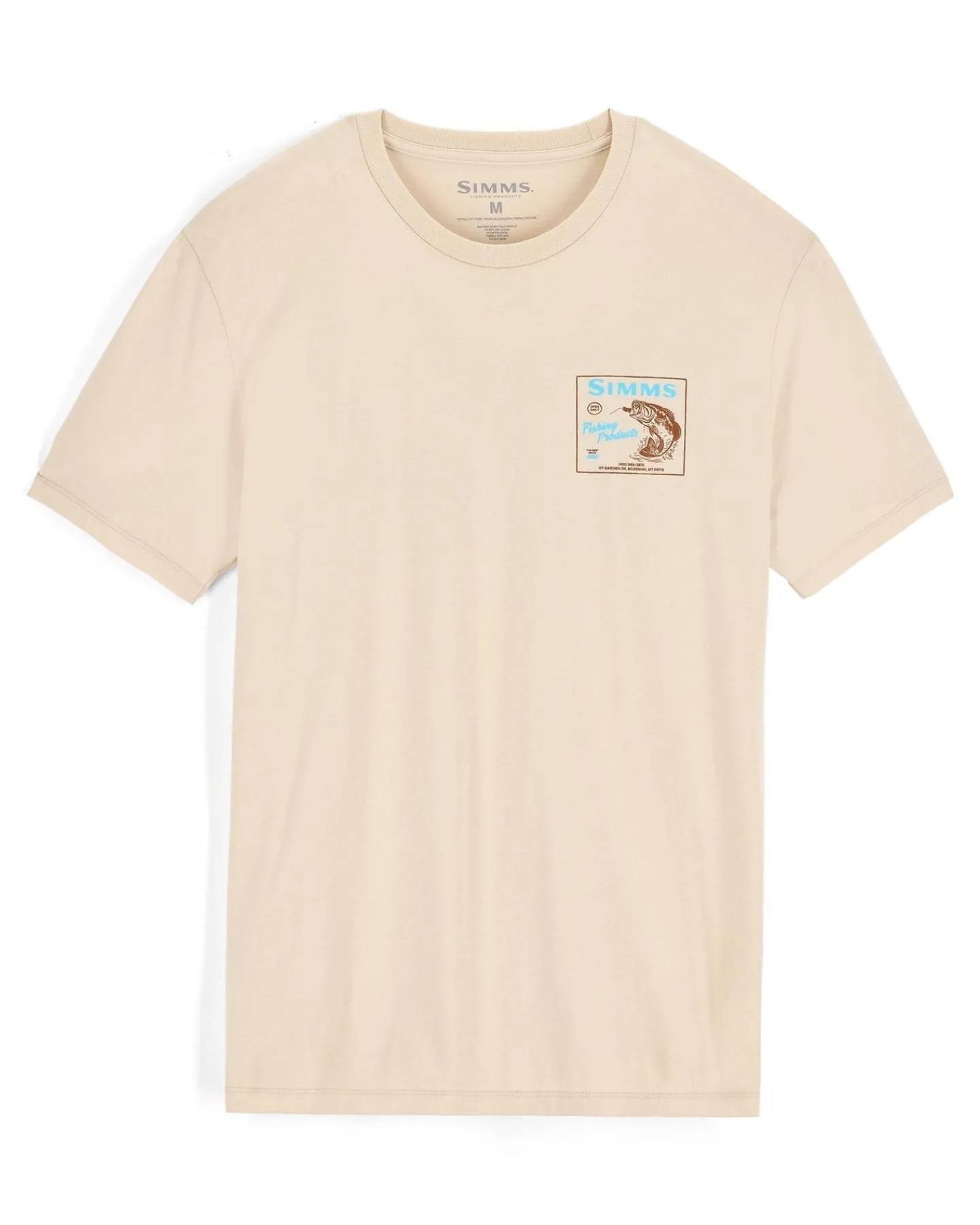 Hot Simms Fishing Men's Locals Bass Shop T-Shirt