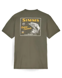 Hot Simms Fishing Men's Locals Bass Shop T-Shirt