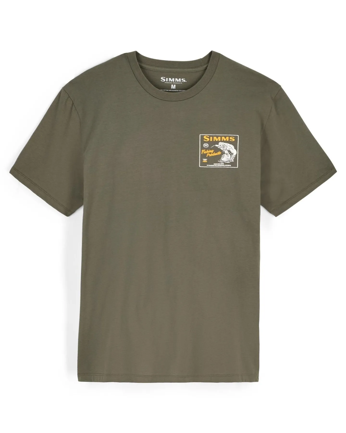Hot Simms Fishing Men's Locals Bass Shop T-Shirt