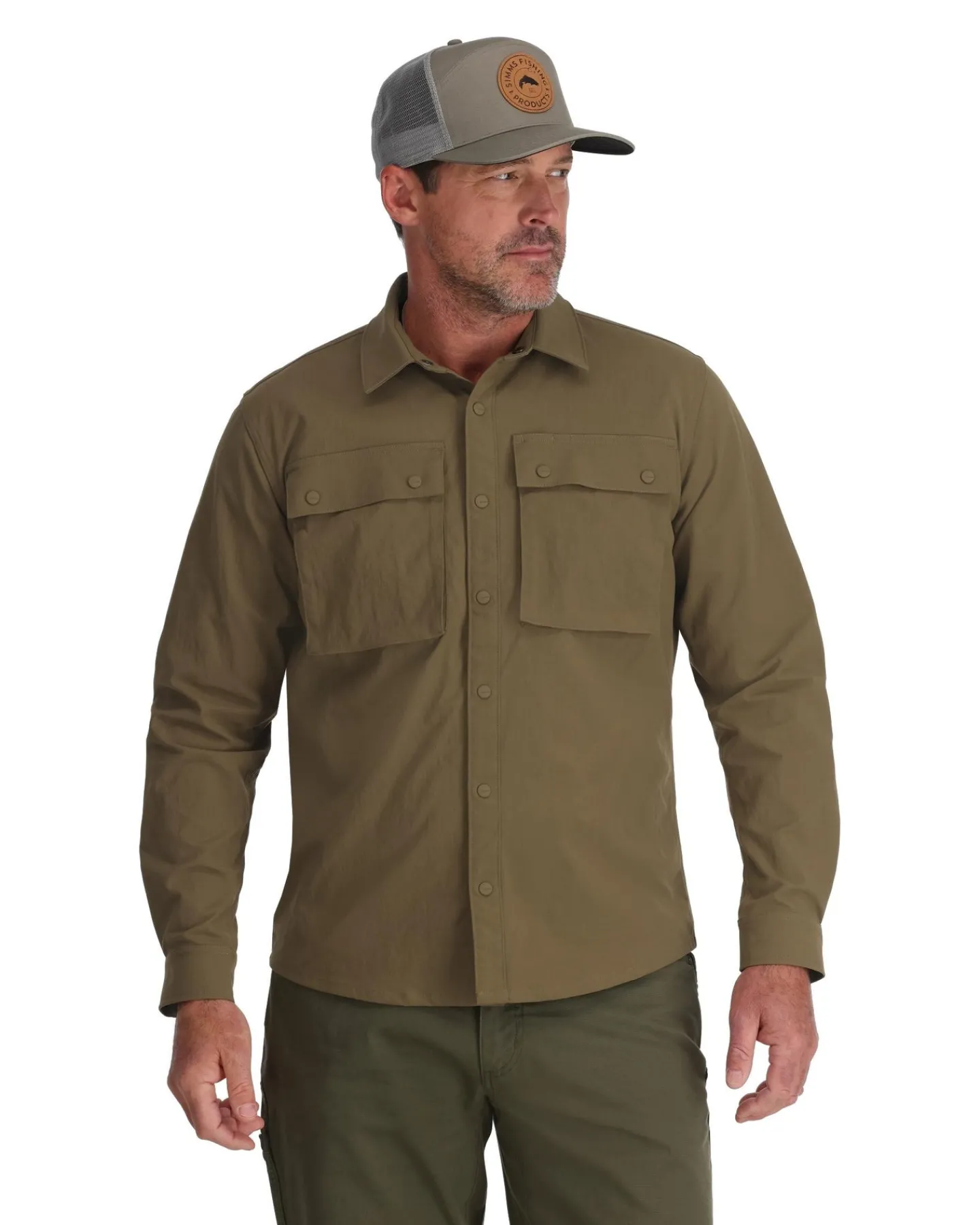 Discount Simms Fishing Men's Lodge Work Shirt