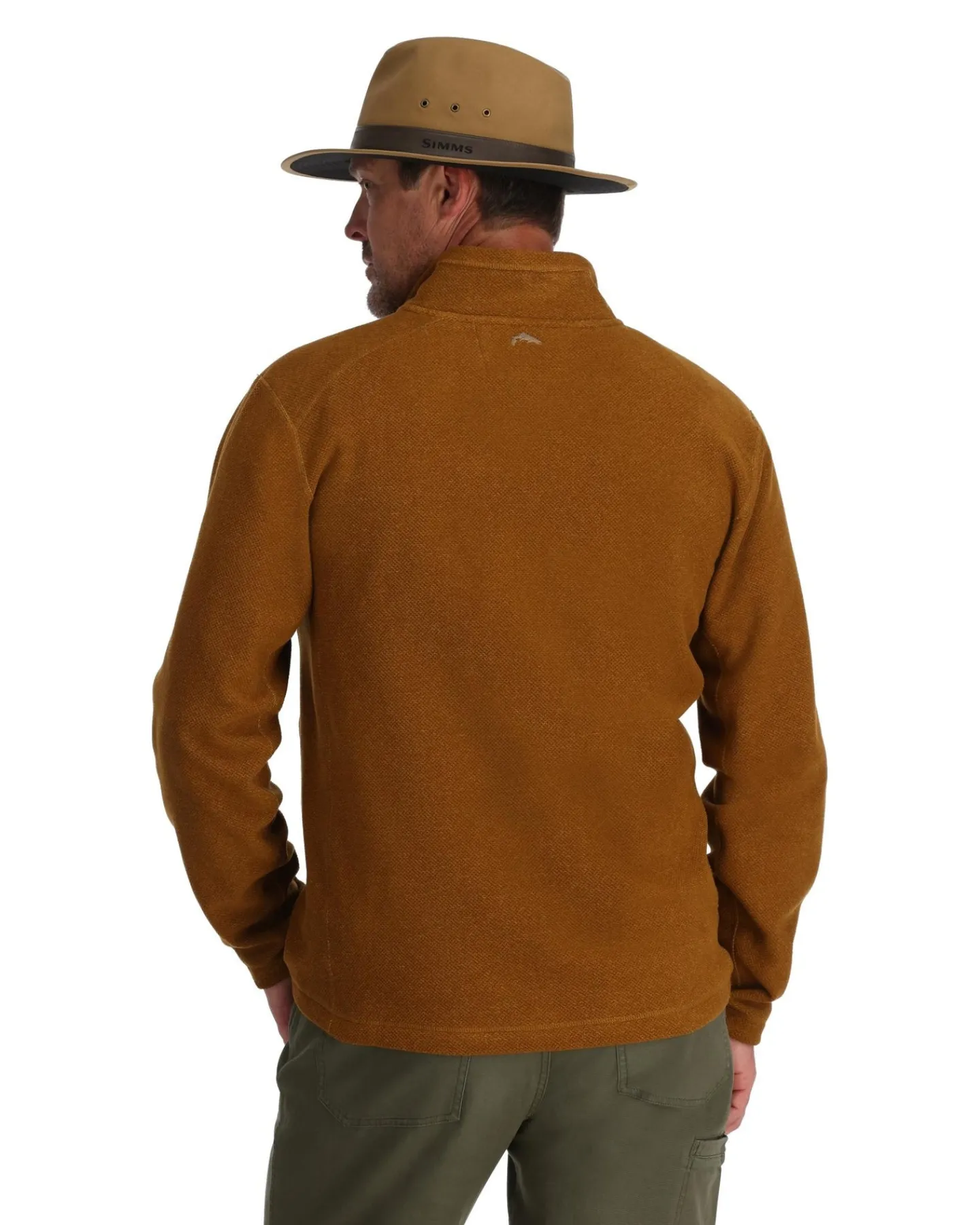 Simms Fishing Men's Rivershed-Half Zip Fleece