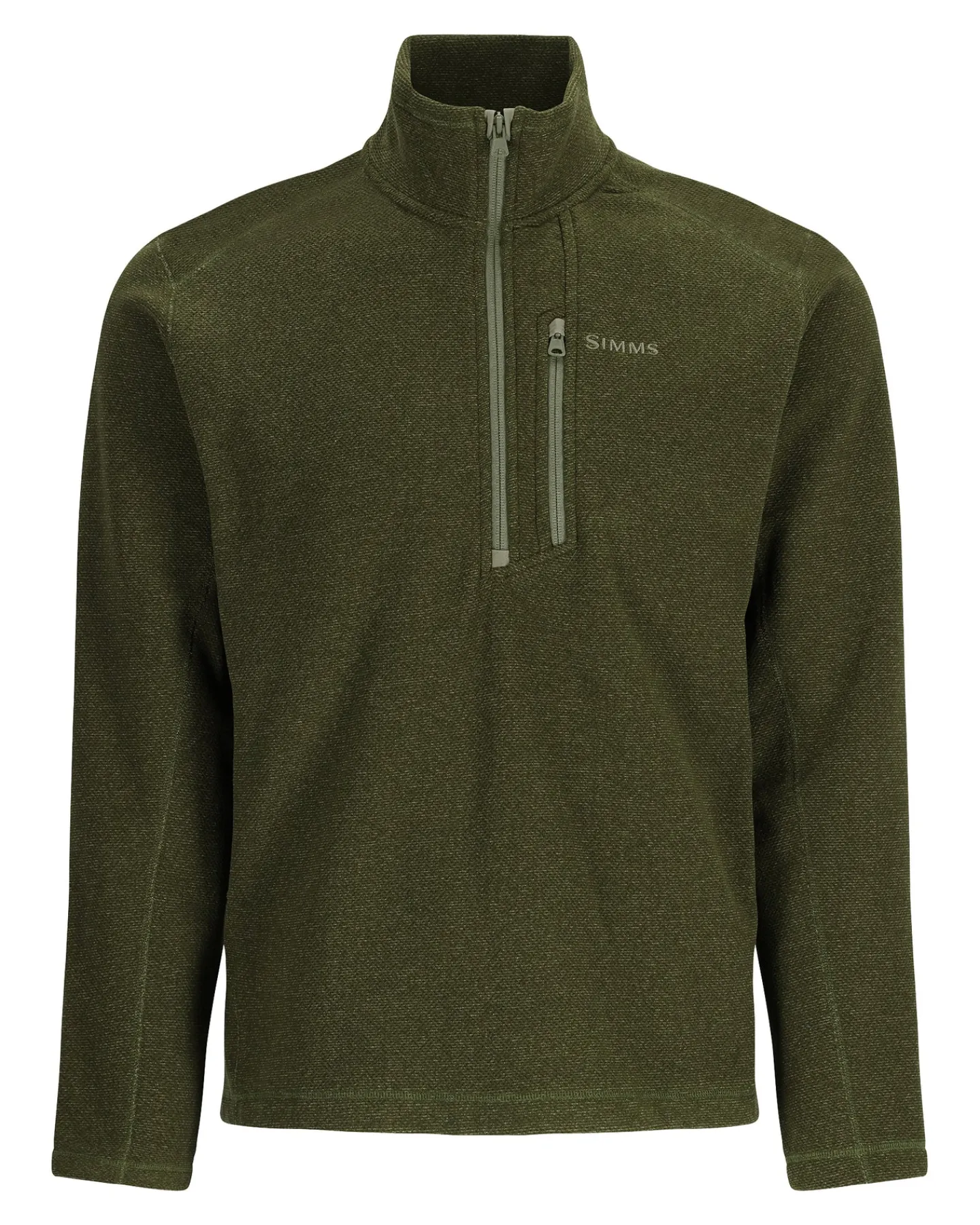 Simms Fishing Men's Rivershed-Half Zip Fleece