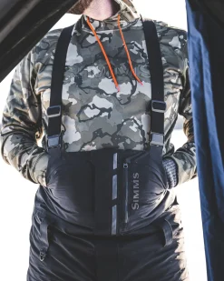 Online Simms Fishing Men's Simms Challenger Insulated Bib Black