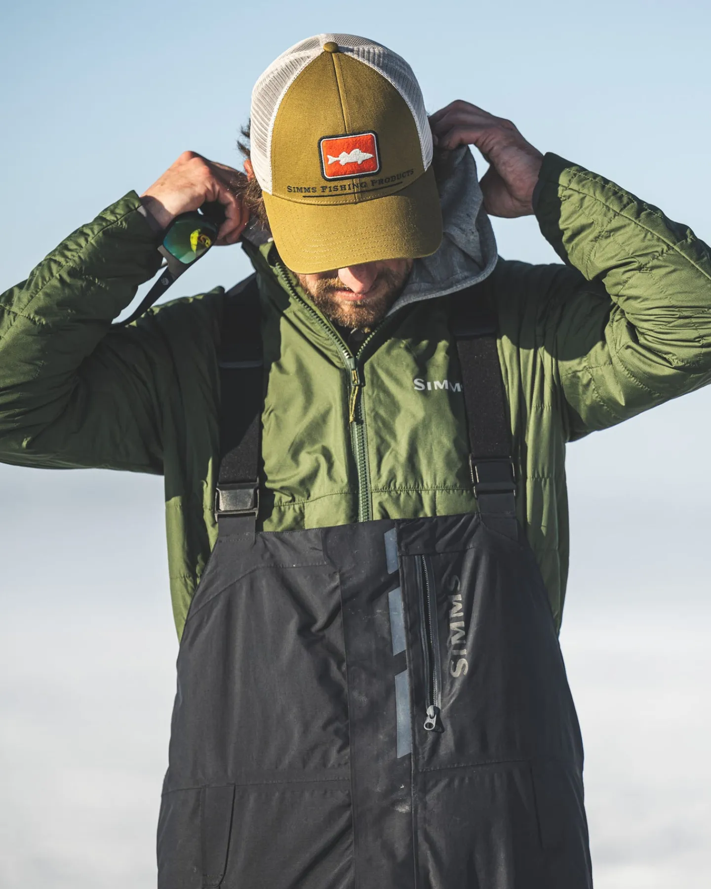 Online Simms Fishing Men's Simms Challenger Insulated Bib Black