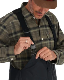 Online Simms Fishing Men's Simms Challenger Insulated Bib Black