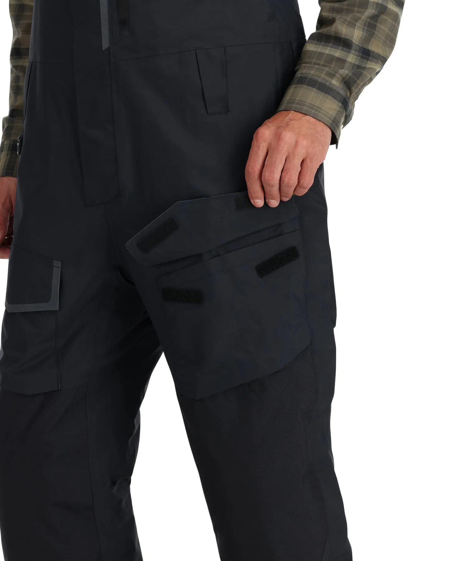 Online Simms Fishing Men's Simms Challenger Insulated Bib Black