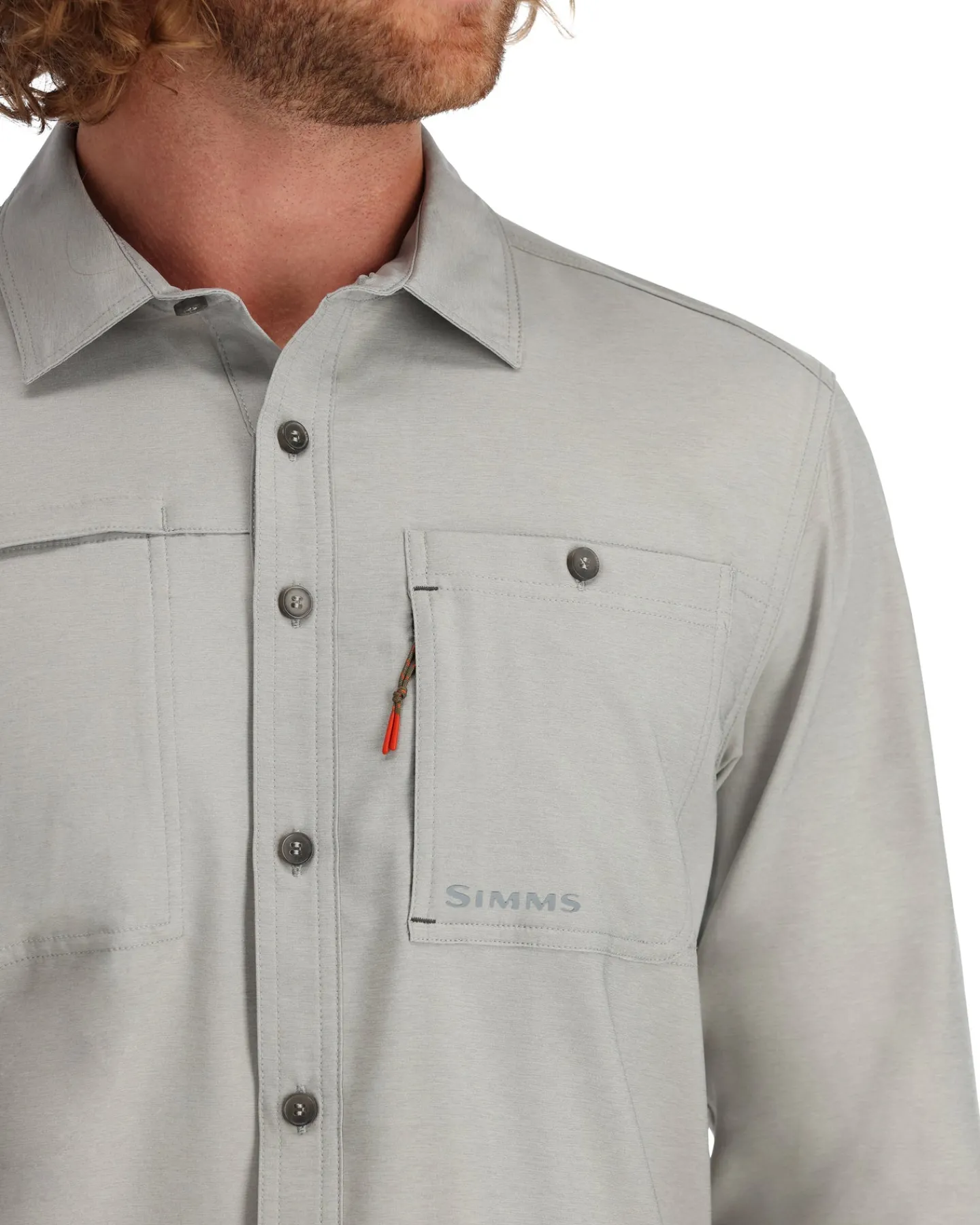 Best Simms Fishing Men's Simms Challenger LS Shirt