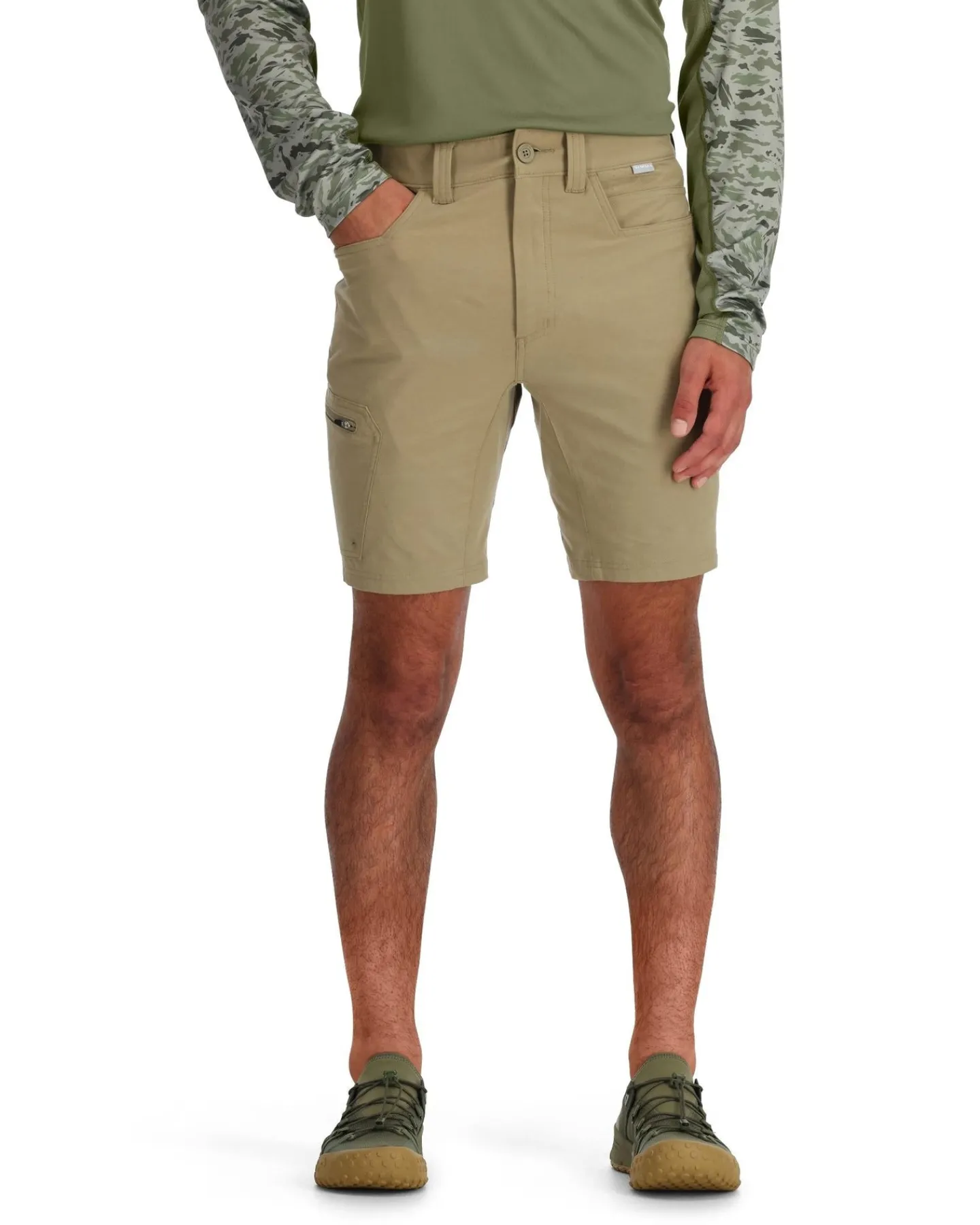 Sale Simms Fishing Men's Simms Challenger Shorts Bay Leaf