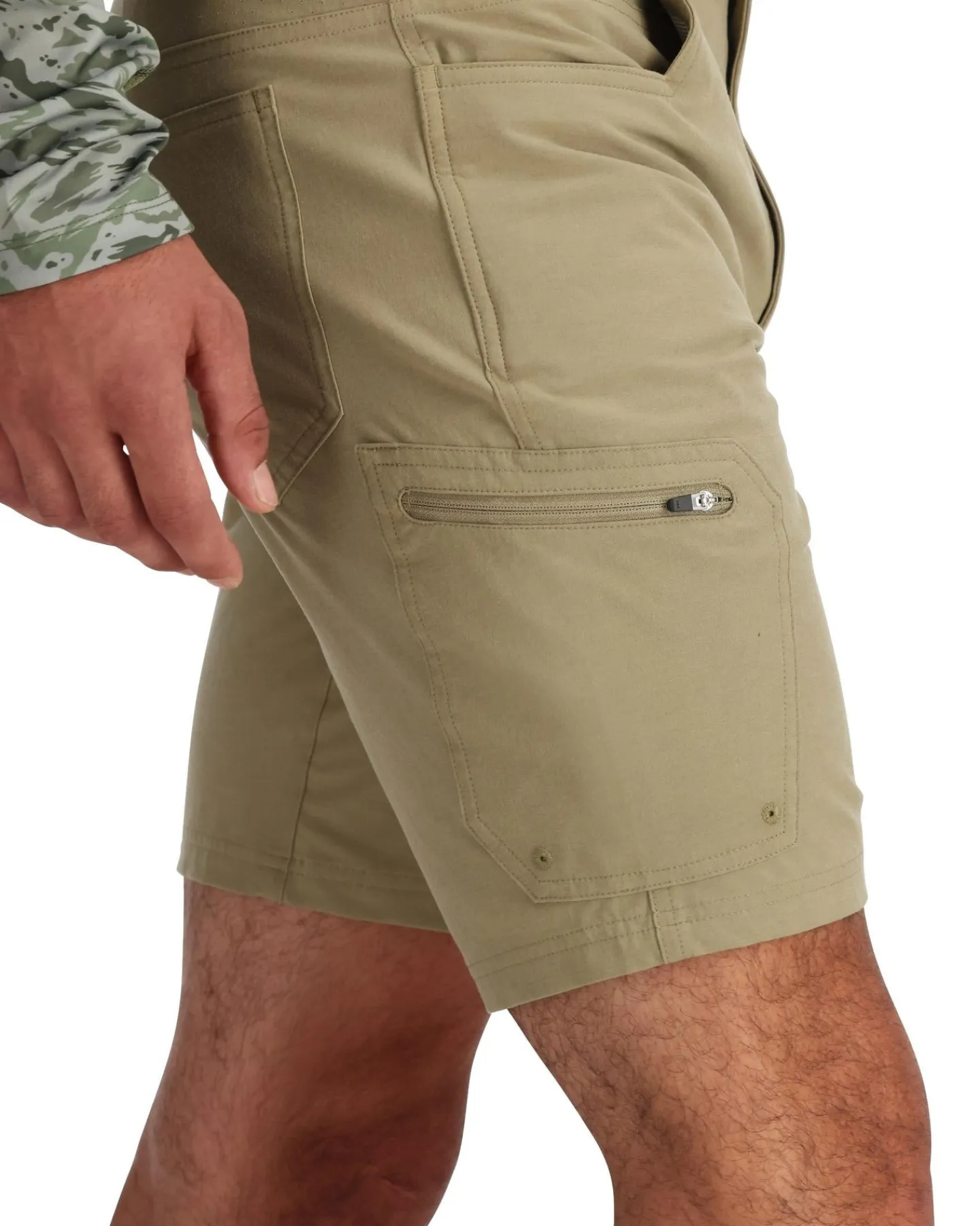 Sale Simms Fishing Men's Simms Challenger Shorts Bay Leaf