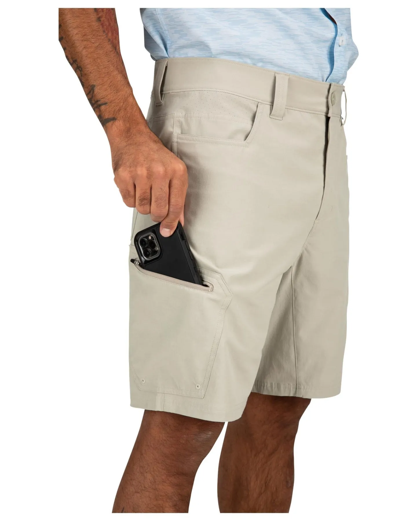 Online Simms Fishing Men's Simms Challenger Shorts Nightfall