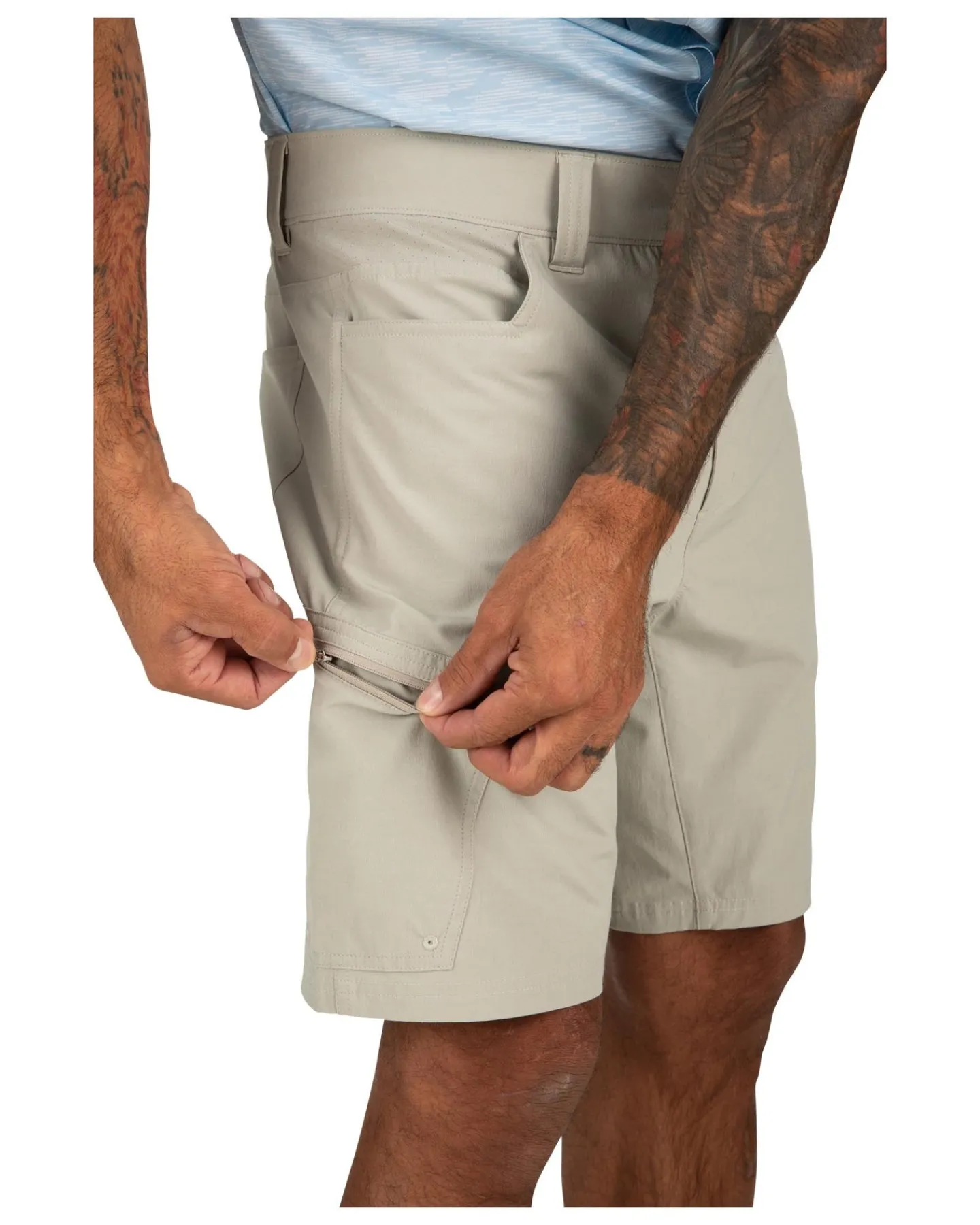 Online Simms Fishing Men's Simms Challenger Shorts Nightfall
