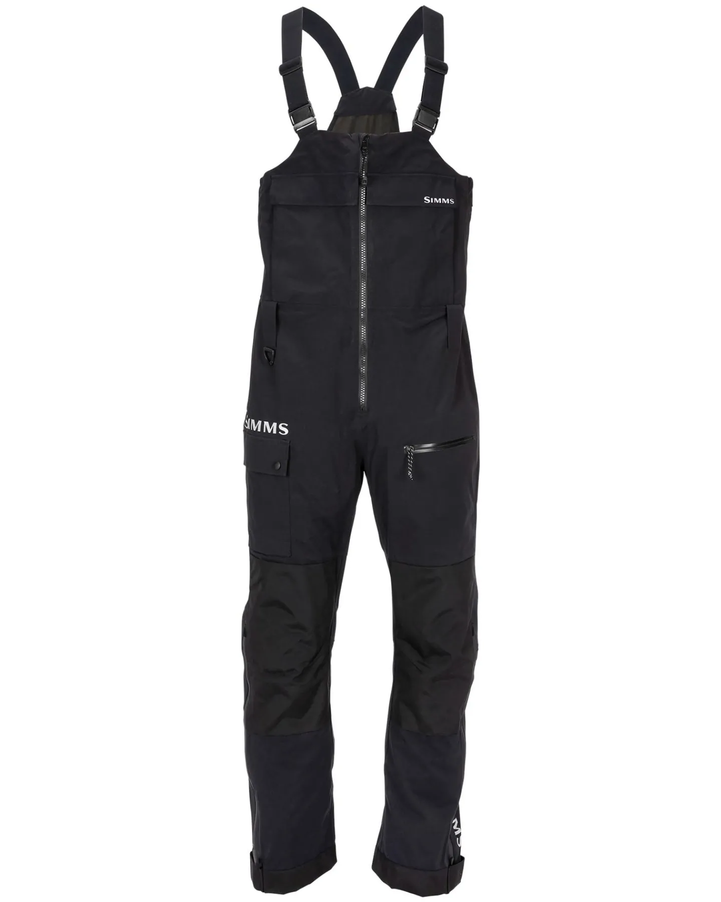 New Simms Fishing Men's Simms CX Fishing Bib Black