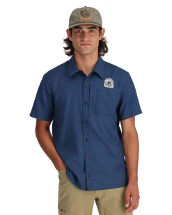 Clearance Simms Fishing Men's Simms Shop Shirt Navy 2