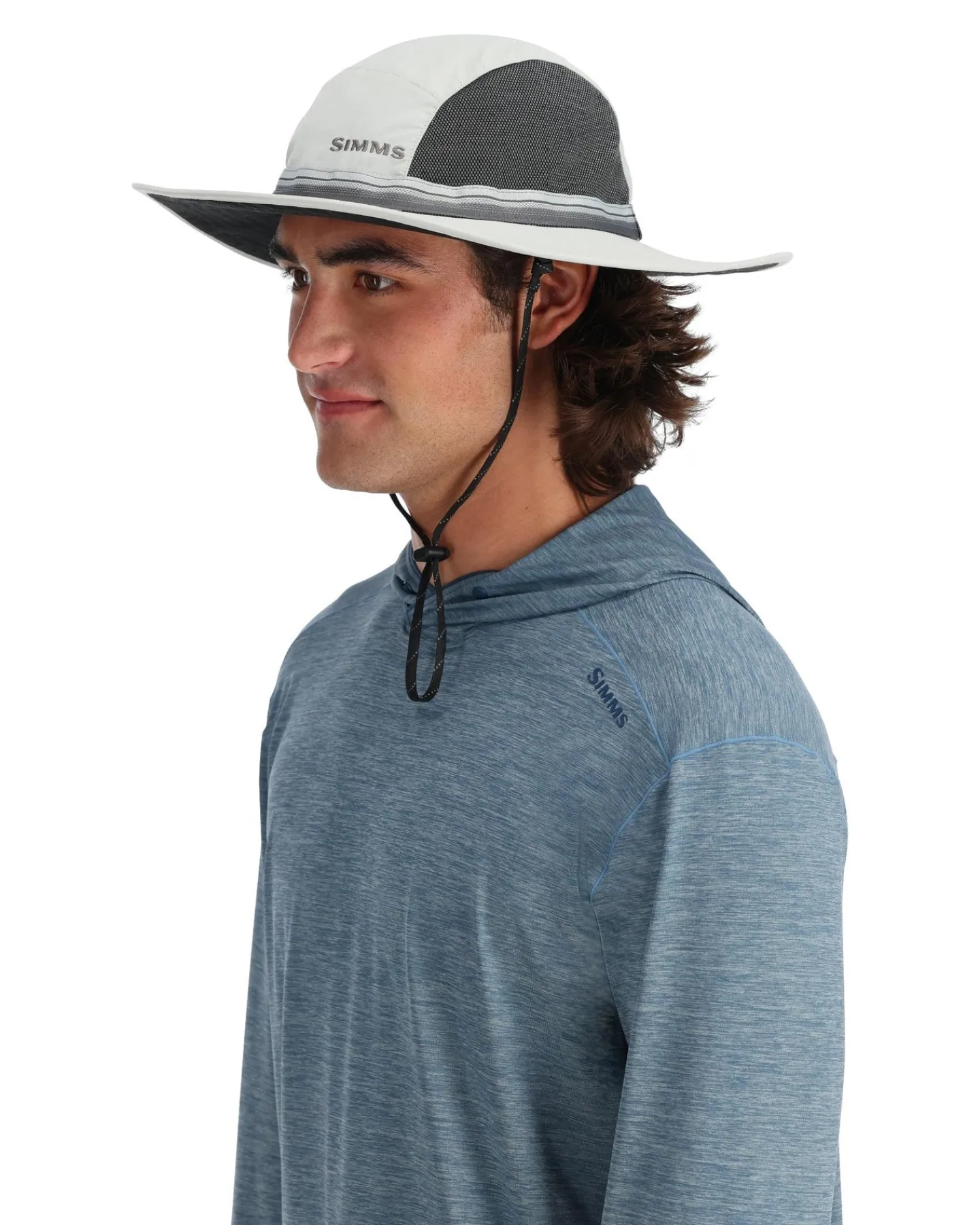 Sale Simms Fishing Men's Solar Sombrero Sterling