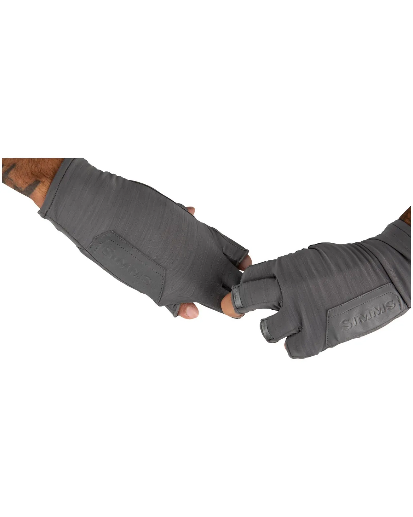 New Simms Fishing Men's SolarFlex® Guide Glove Sterling