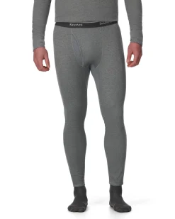 New Simms Fishing Men's Strata 160 Baselayer Bottom Dark Grey Heather