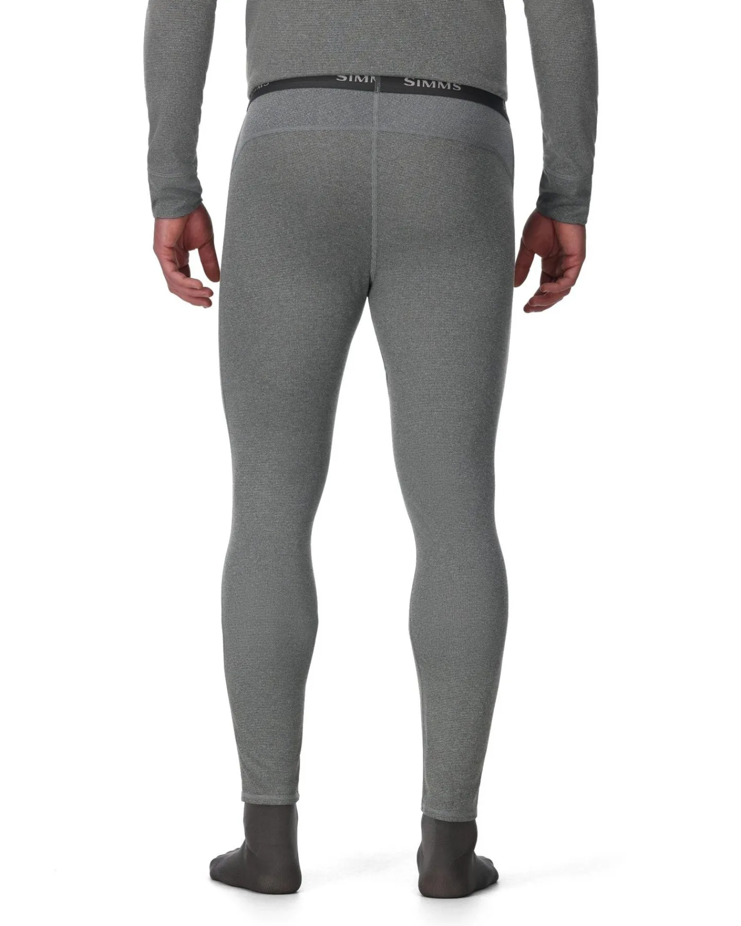 New Simms Fishing Men's Strata 160 Baselayer Bottom Dark Grey Heather