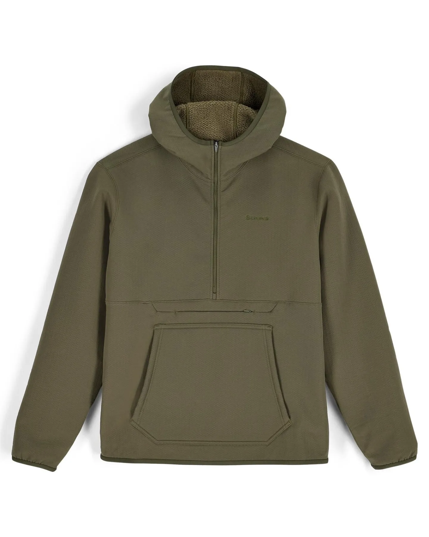 Clearance Simms Fishing Men's Strata 330 Half-Zip Midlayer Hoody