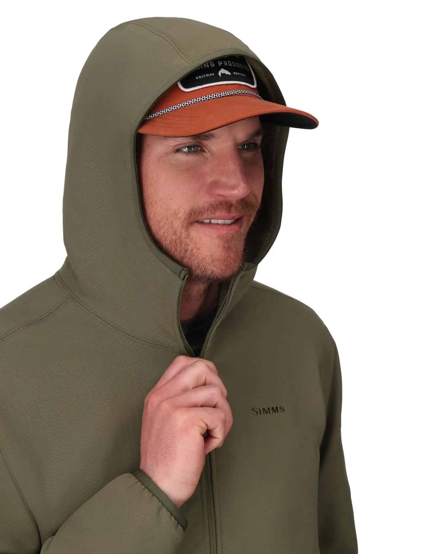 Clearance Simms Fishing Men's Strata 330 Half-Zip Midlayer Hoody