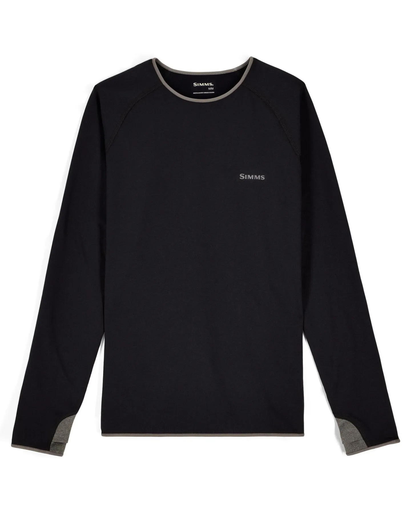 New Simms Fishing Men's Strata 200 LS Baselyayer Crew