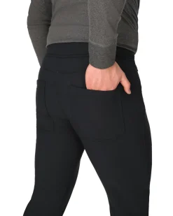 Best Simms Fishing Men's Strata 330 Midlayer Bottom Black