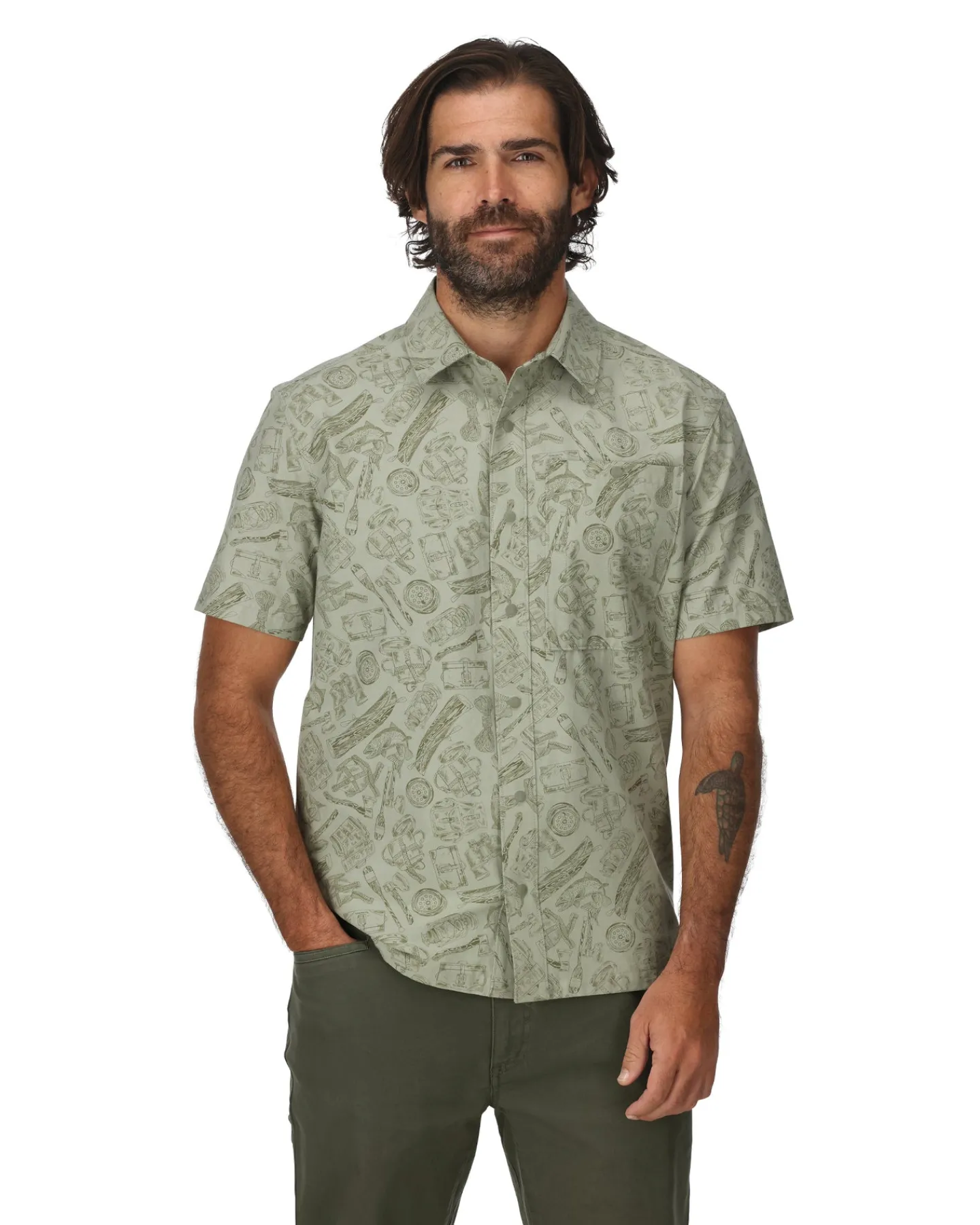 Best Simms Fishing Men's Tailout SS Shirt