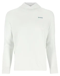 Hot Simms Fishing Men's Tech Hoody - Artist Series 2024 White Tarpon
