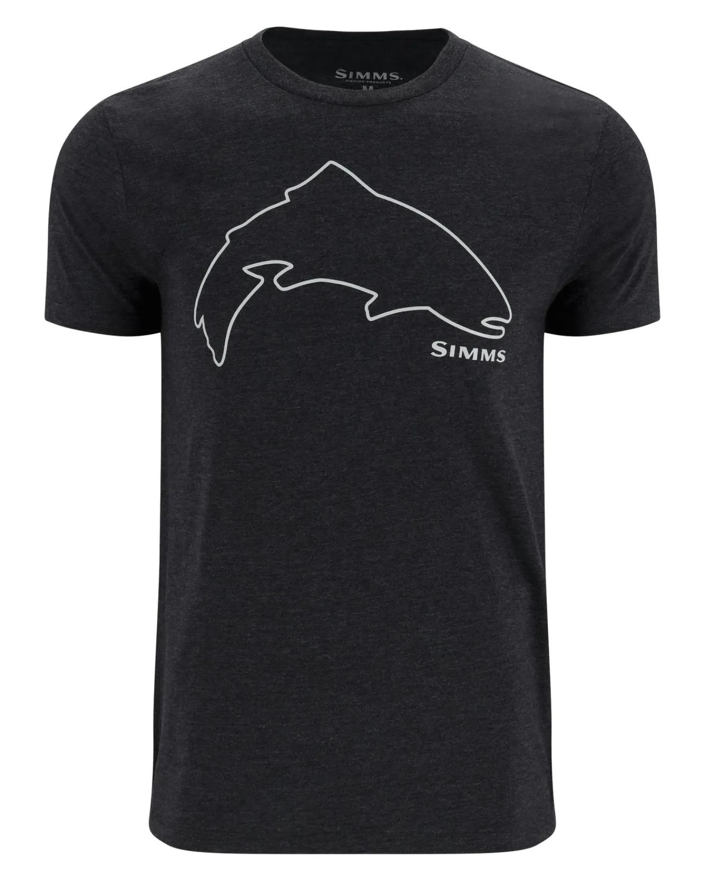 New Simms Fishing Men's Trout Outline T-Shirt
