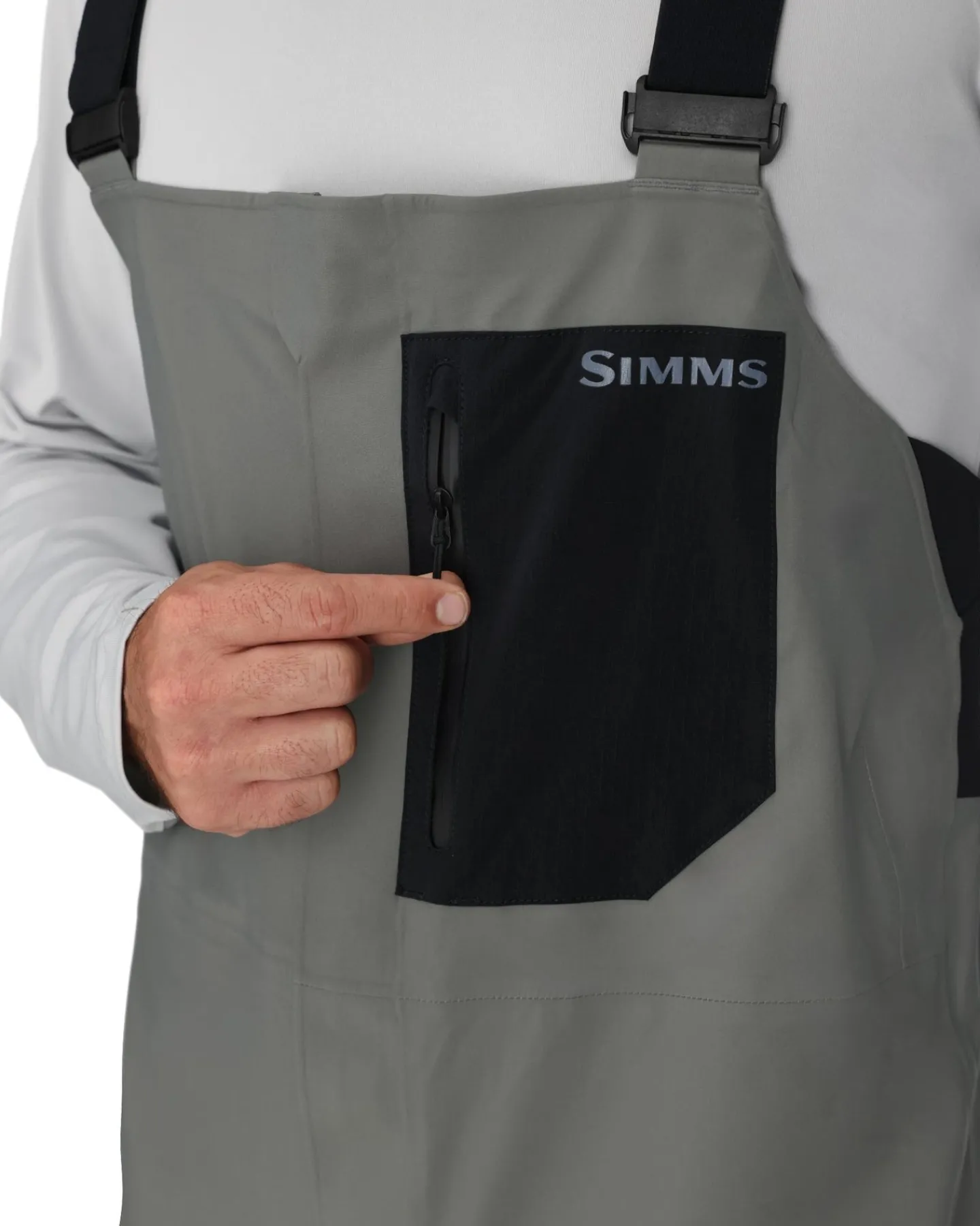 Online Simms Fishing Men's Vapor Elite Bib Gunmetal