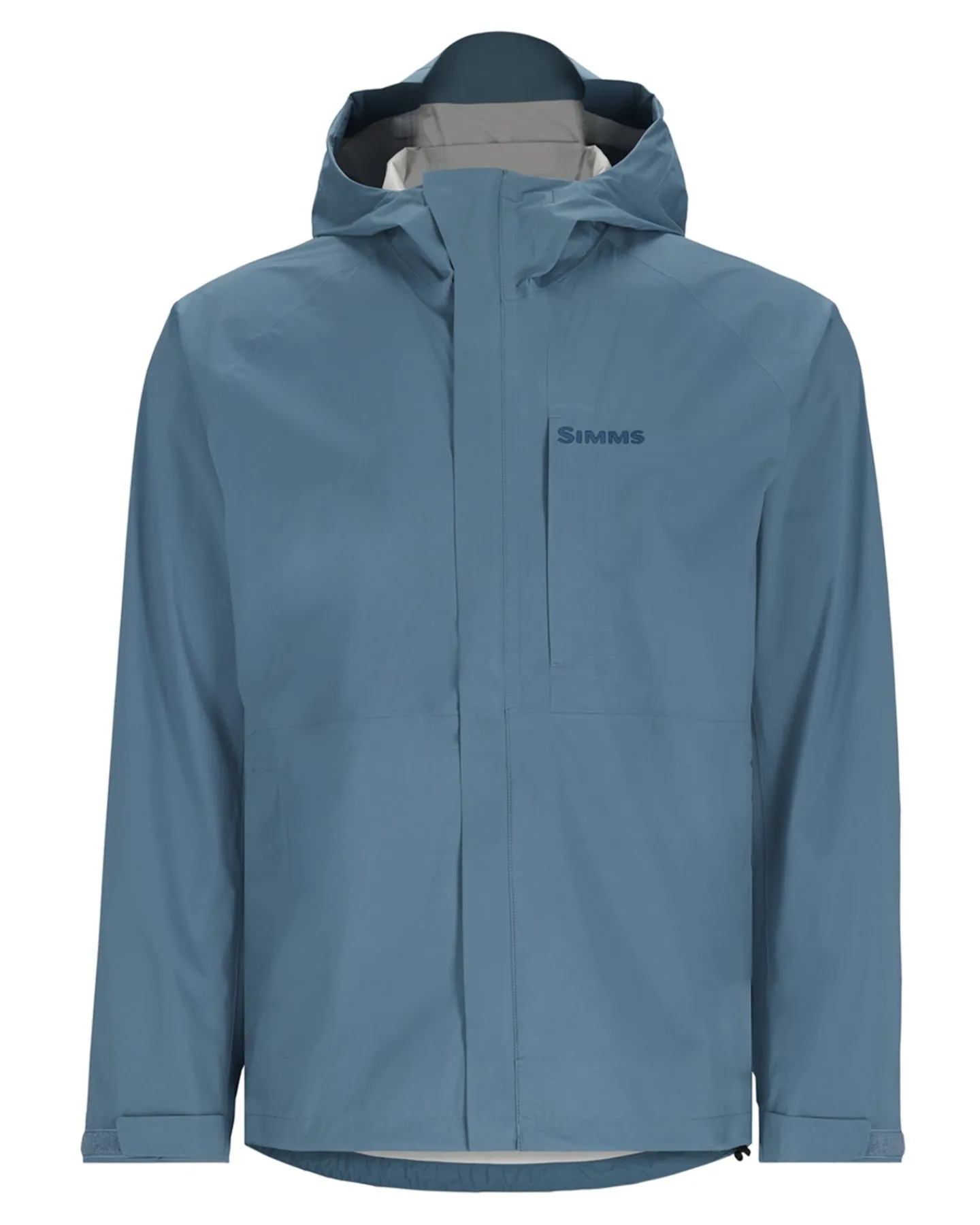 New Simms Fishing Men's Waypoints Rain Jacket 2024 Neptune