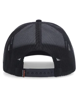 Best Simms Fishing Simms HD Logo Trucker Cap Black