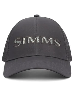 New Simms Fishing Single Haul Trucker - Back Eddy Camo Fill