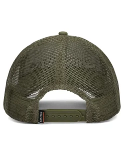 New Simms Fishing Single Haul Trucker - Back Eddy Camo Fill