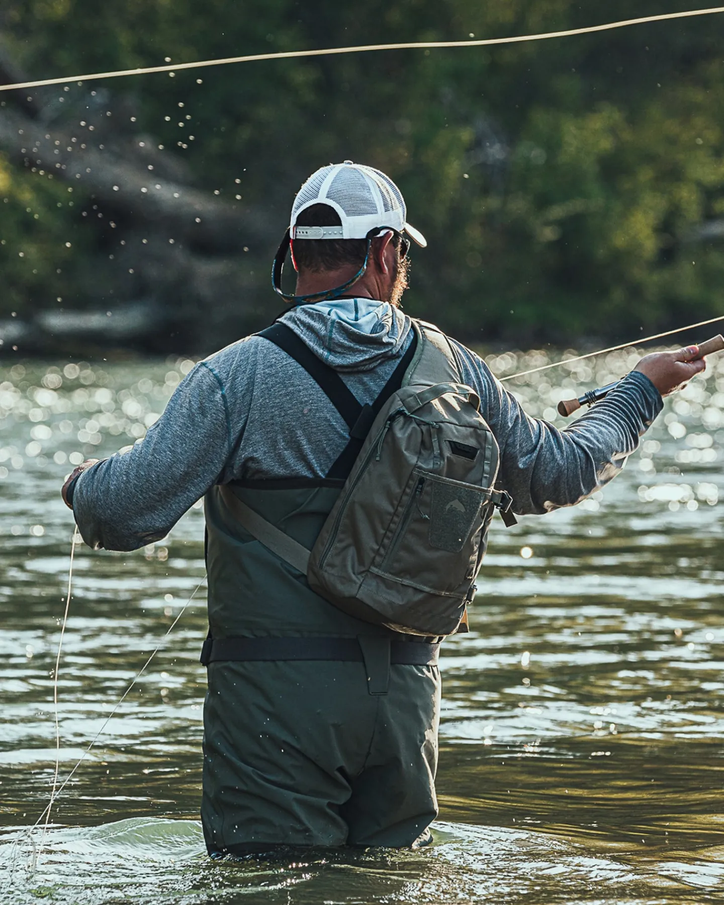 New Simms Fishing Tributary Sling Pack