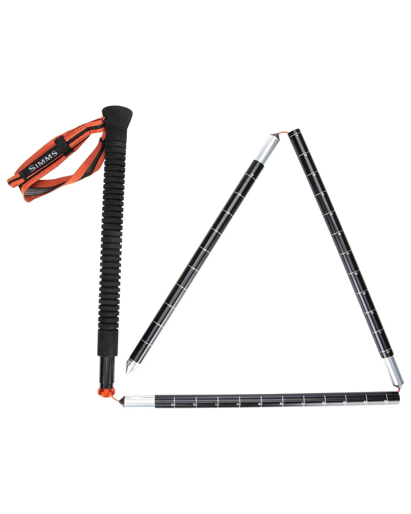 New Simms Fishing Wading Staff Black