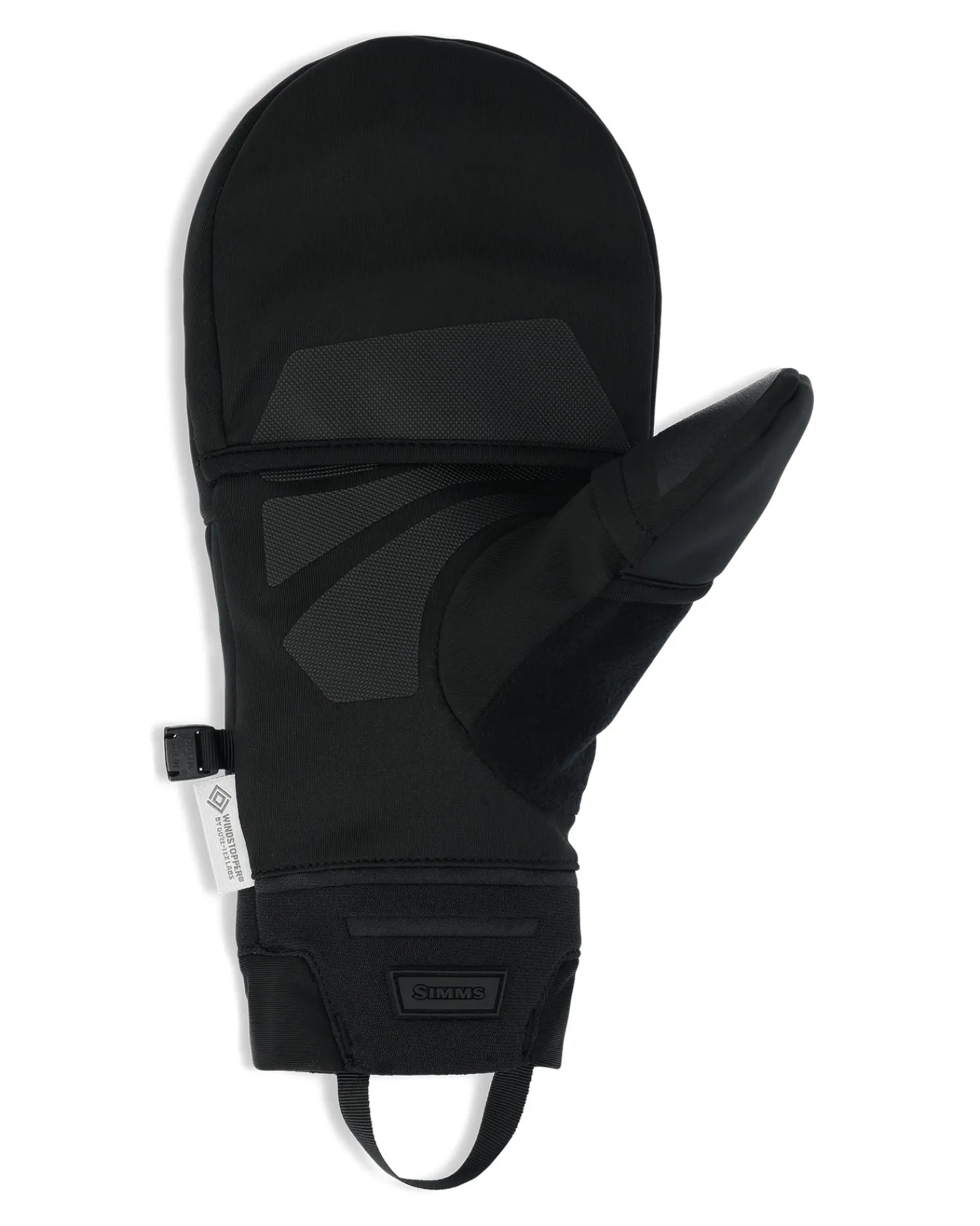 Simms Fishing WINDSTOPPER® Foldover Fishing Mitt Black