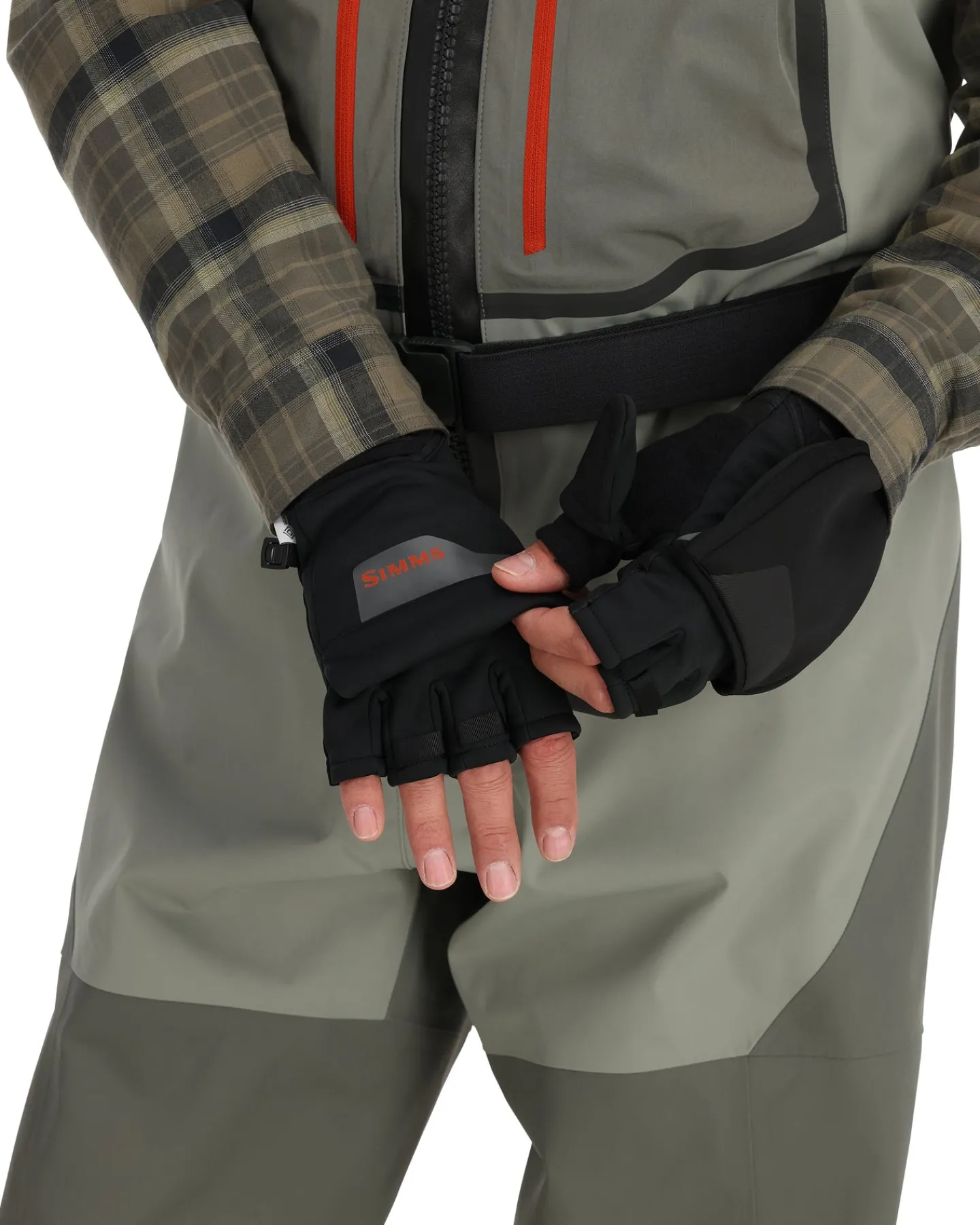 Simms Fishing WINDSTOPPER® Foldover Fishing Mitt Black