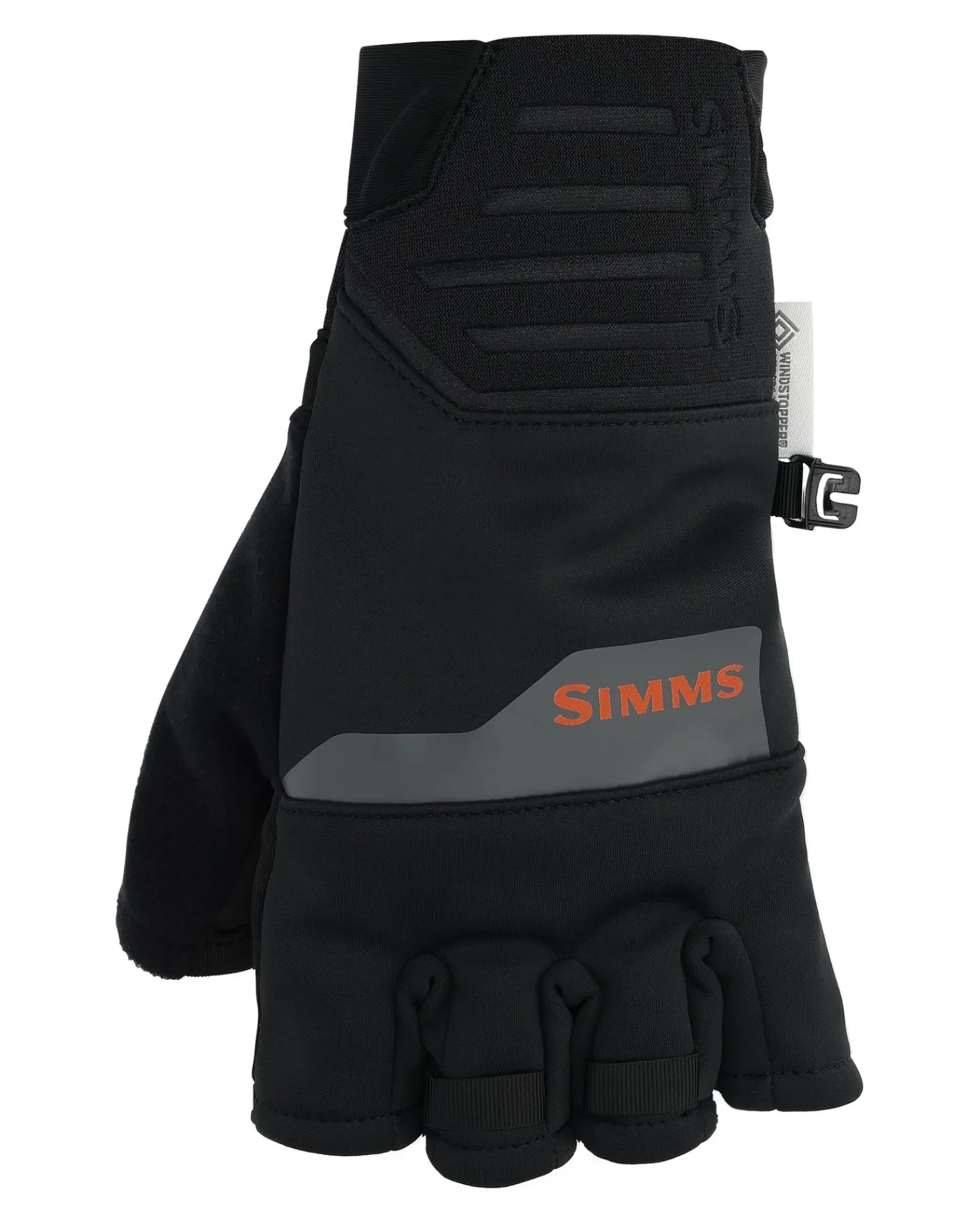 Sale Simms Fishing WINDSTOPPER® Half-Finger Fishing Glove Black