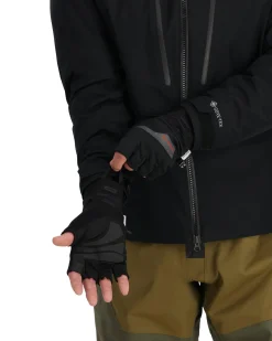Sale Simms Fishing WINDSTOPPER® Half-Finger Fishing Glove Black