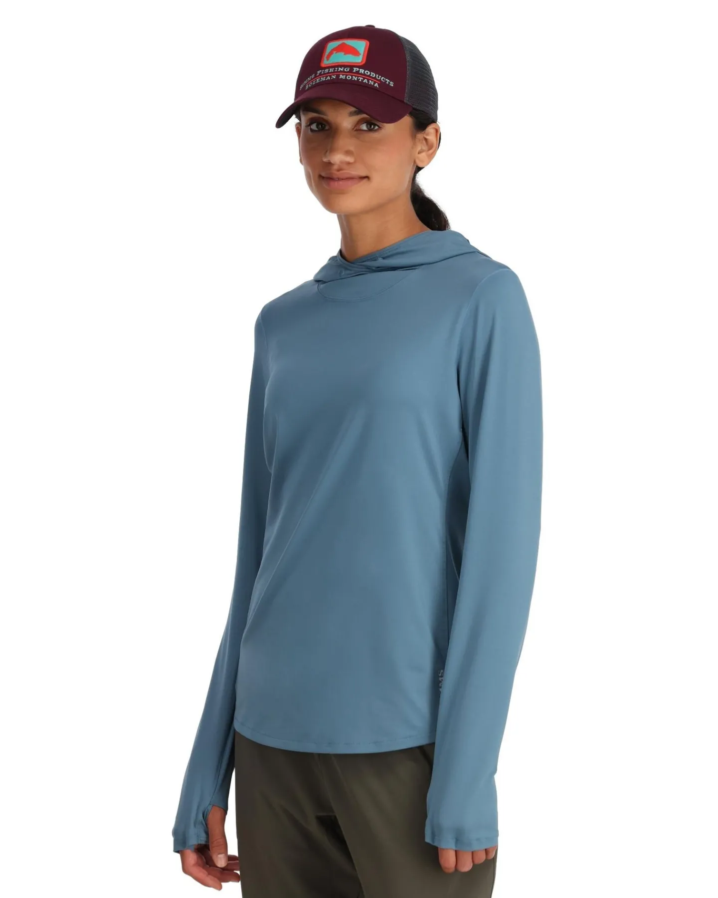 Simms Fishing Women's Bugstopper® SolarFlex® Hoody Neptune