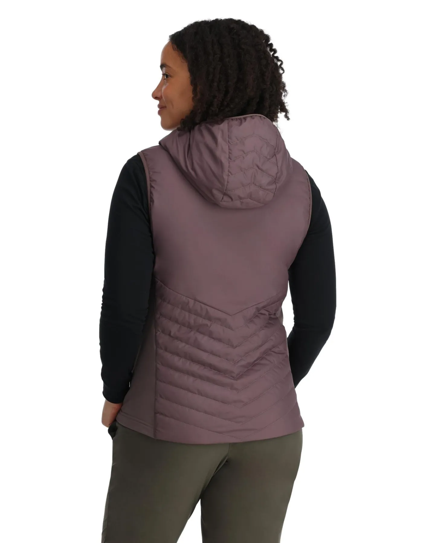 Best Simms Fishing Women's Fall Run Hybrid Hooded Vest