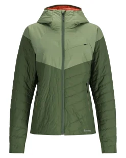 Outlet Simms Fishing Women's Fall Run Insulated Hoody Dark Clover/Riffle Green