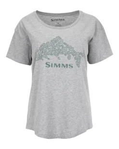 Outlet Simms Fishing Women's Floral Trout T-Shirt