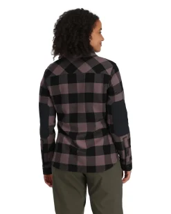 Best Simms Fishing Women's Guide Flannel 2024 Grayling Buffalo Check
