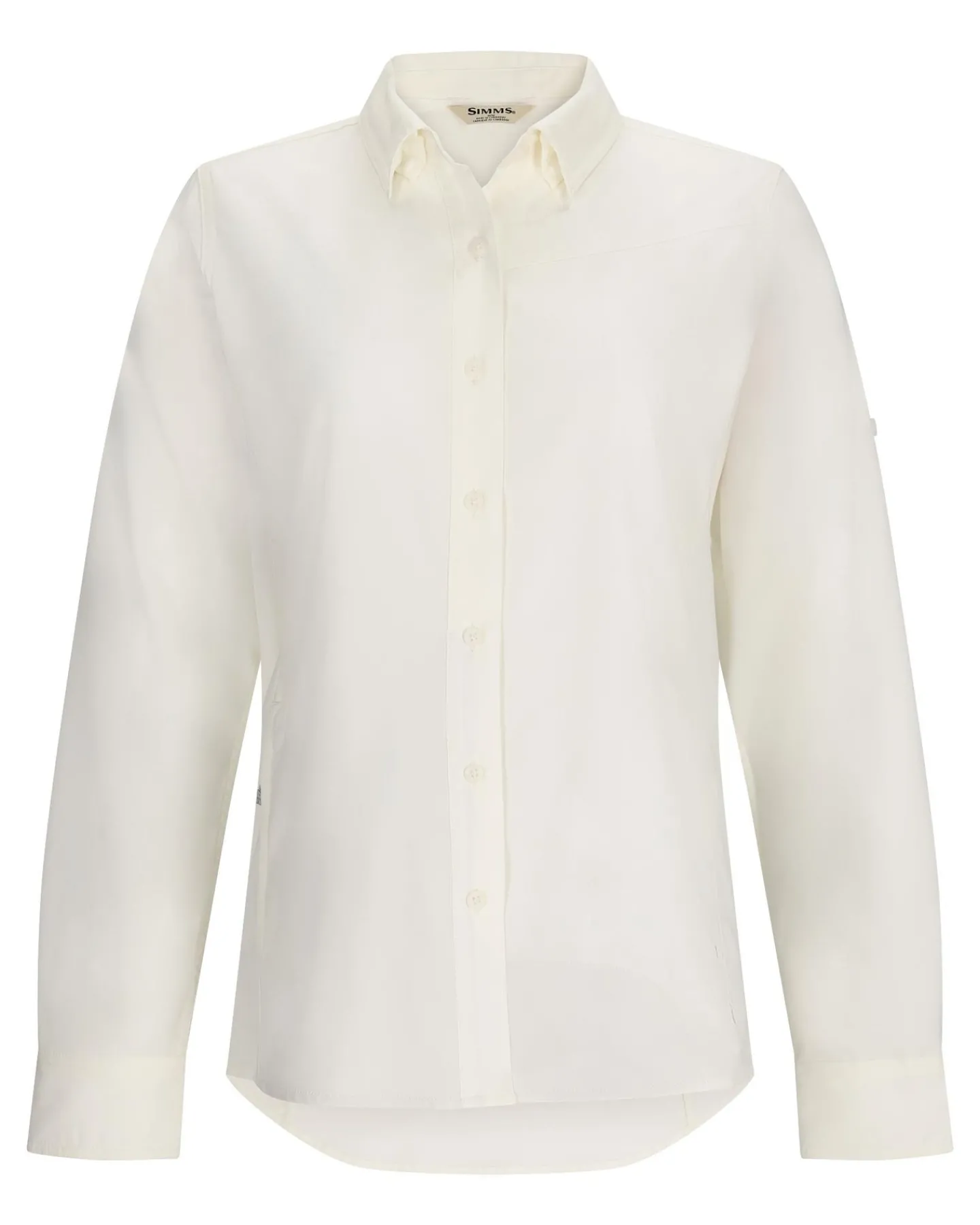 New Simms Fishing Women's Isle Shirt White