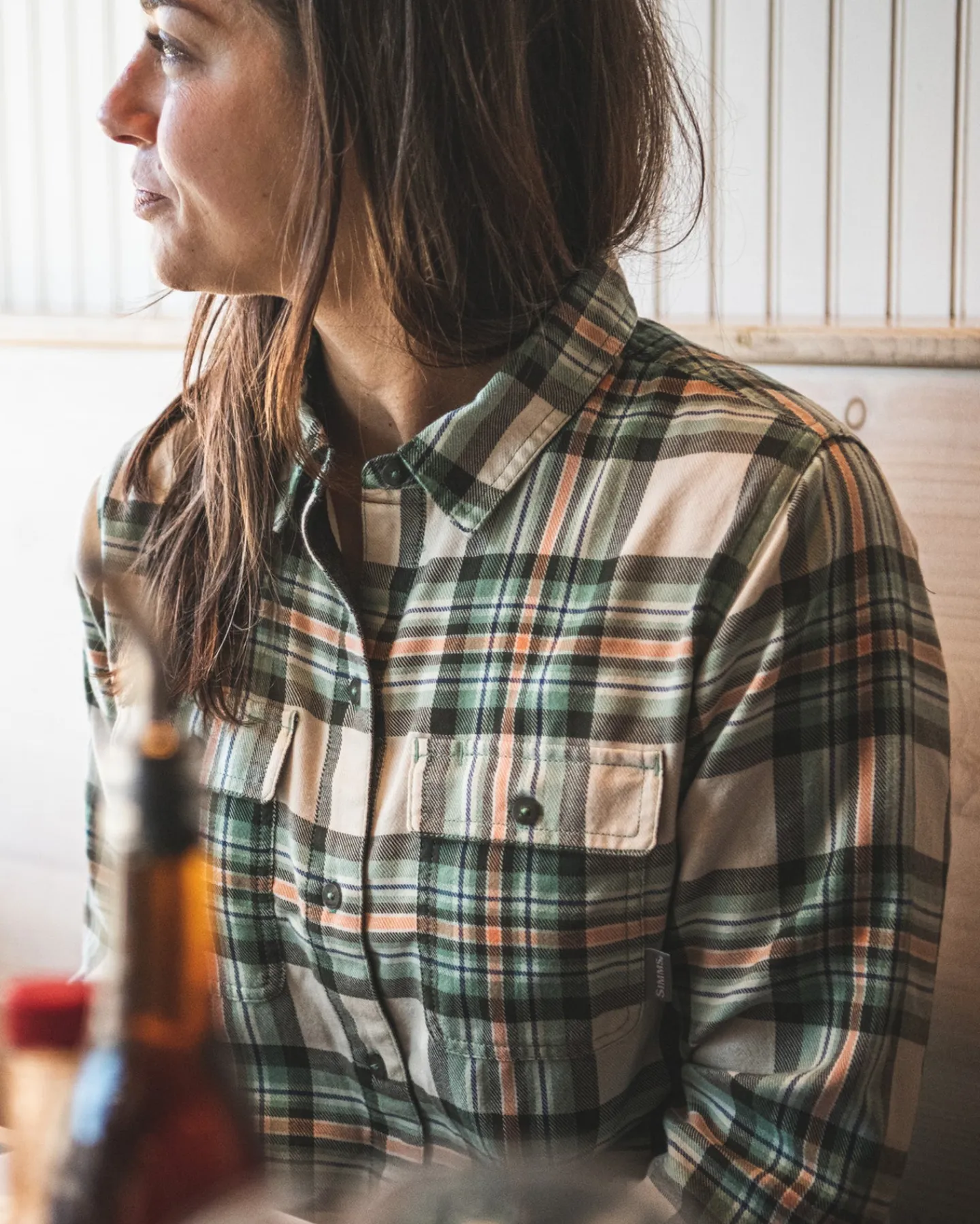 Discount Simms Fishing Women's Santee Flannel Shirt
